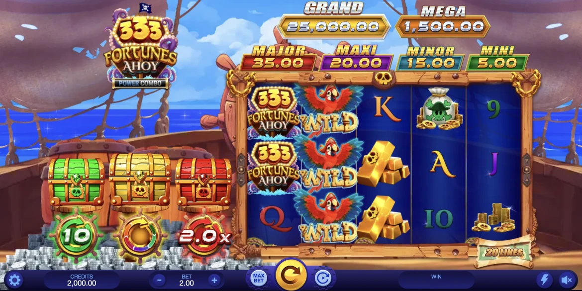 333 Fortunes Ahoy Power Combo