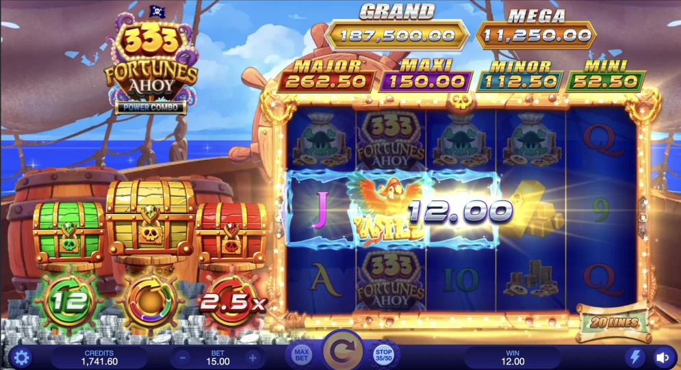 333 Fortunes Ahoy Power Combo